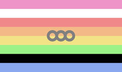 Bandera Sistema de Género Fluido Fragmentado